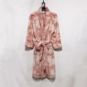Cozy Pink Tie-Dye Women's Robe